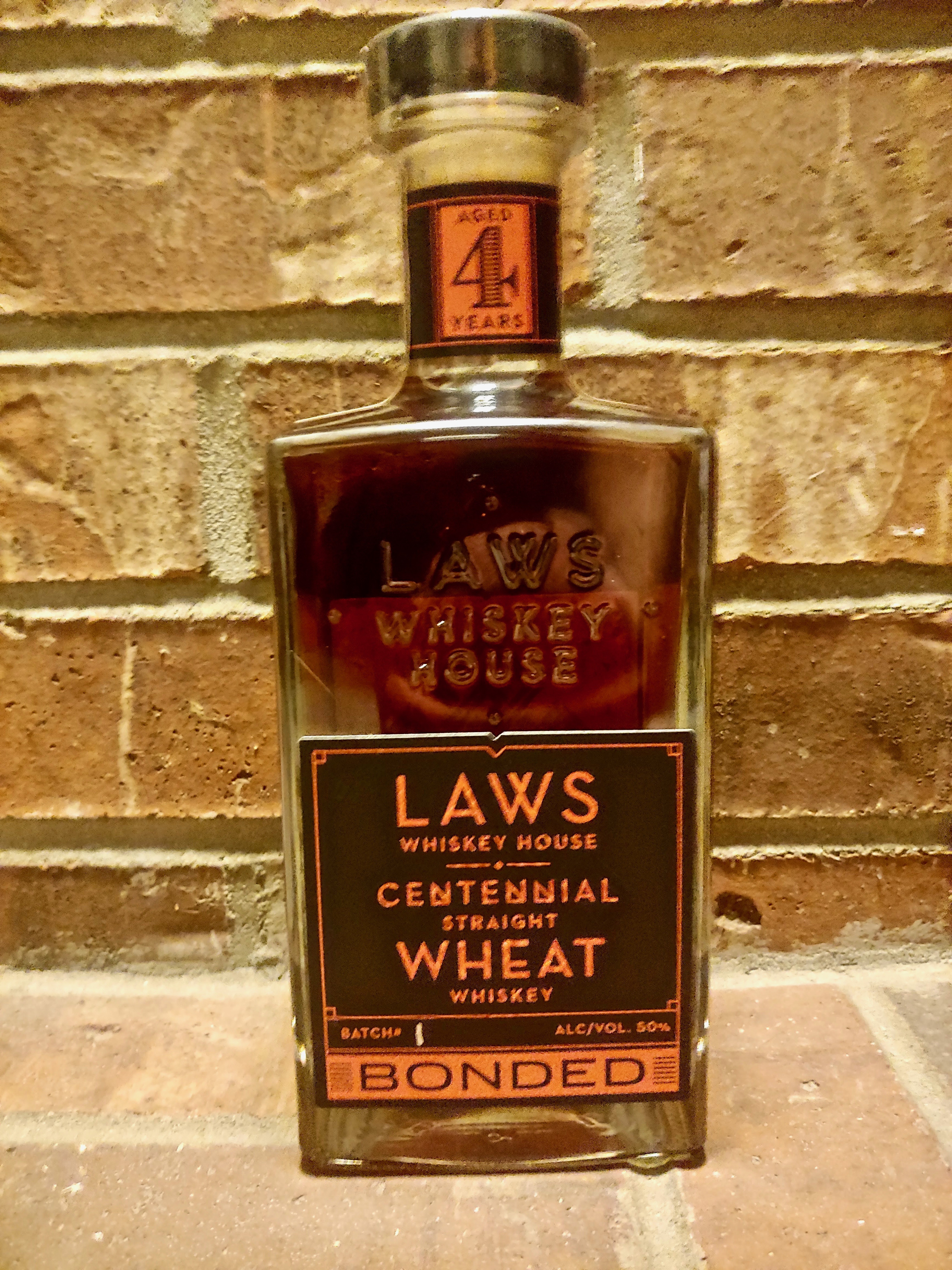 Read more about the article Laws Whiskey Centennial Straight Wheat Bottled in Bond